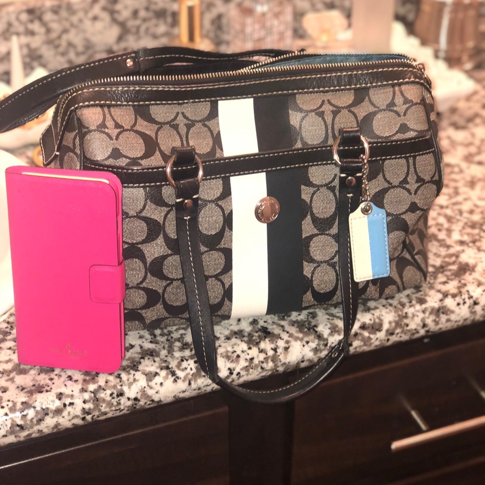 Black coach purse
